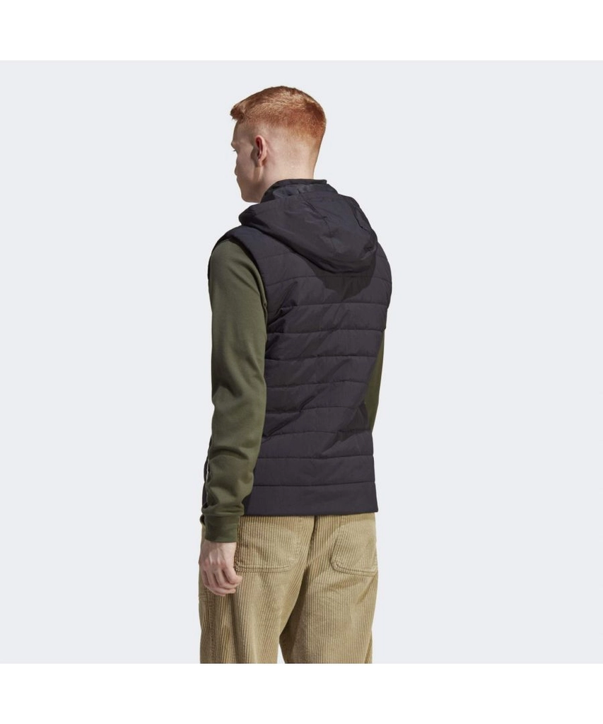 Adidas Originals Mens Outerwear Vest - Black Recycled Material - Size Small